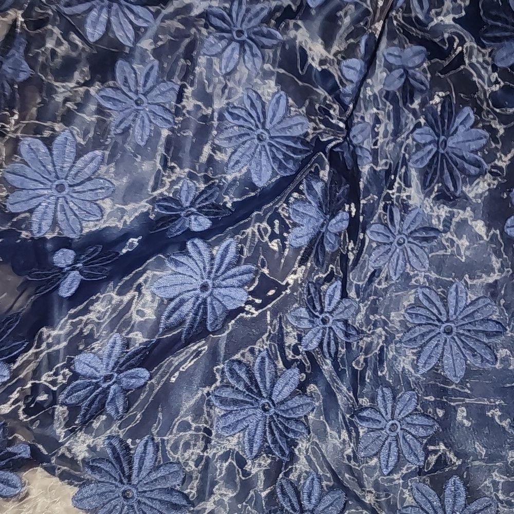 Navy blue Blueberi Boulevard dress Size L - Picture 3 of 3